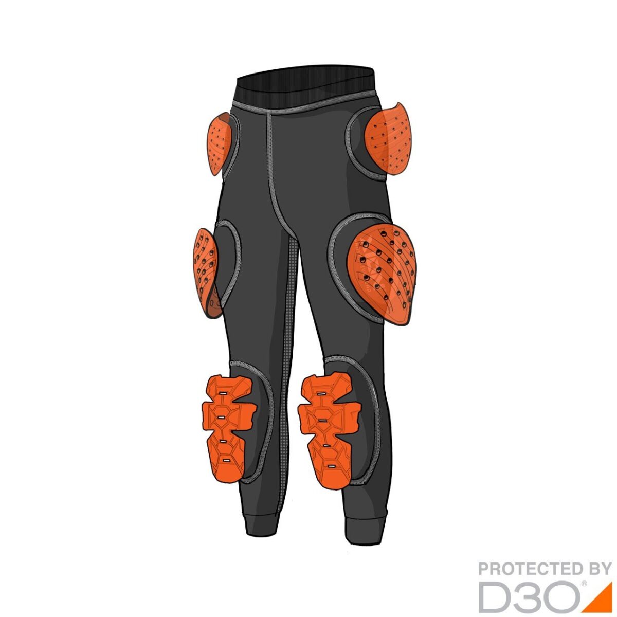 Bermuda Freeride – D3O [junior]