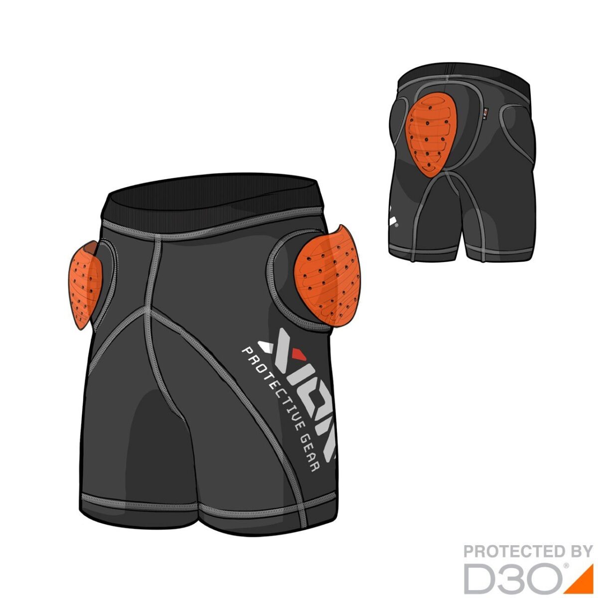Shorts Freeride – D3O [junior]