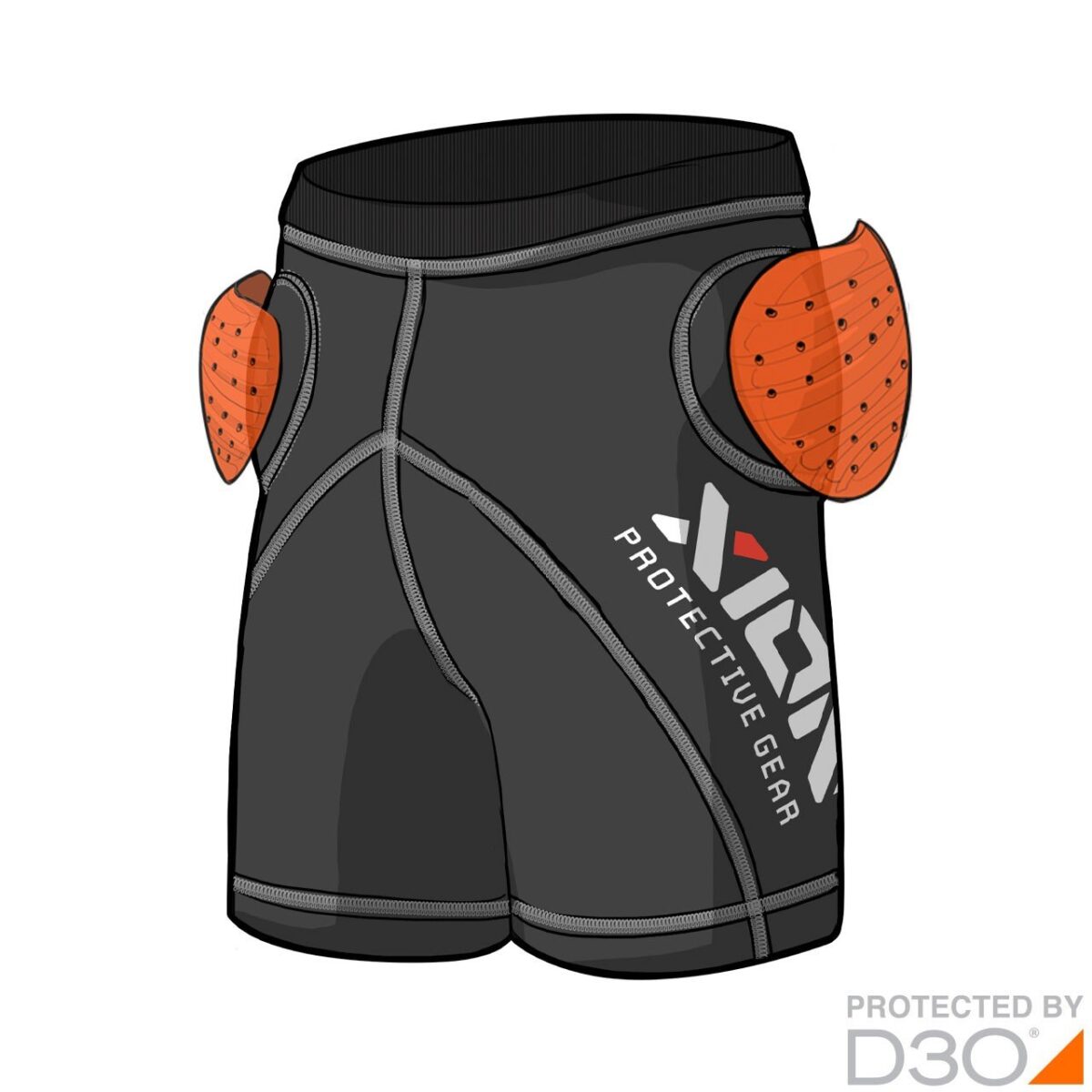 Shorts Freeride – D3O [junior]