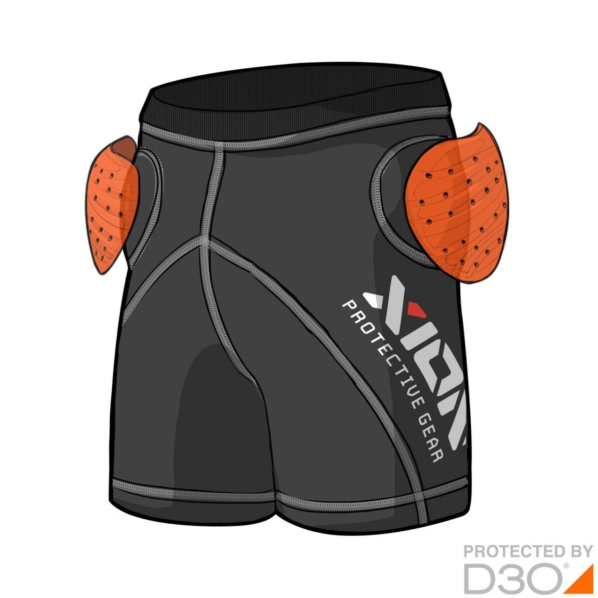 Shorts Freeride Evo – D3O [men]