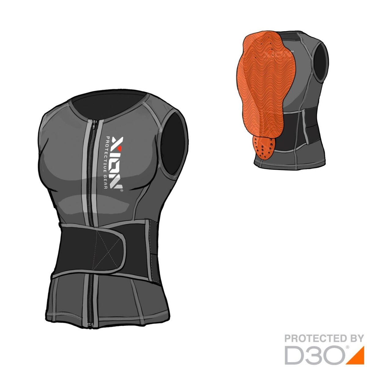 Nosleeve Vest Freeride – D3O [women]