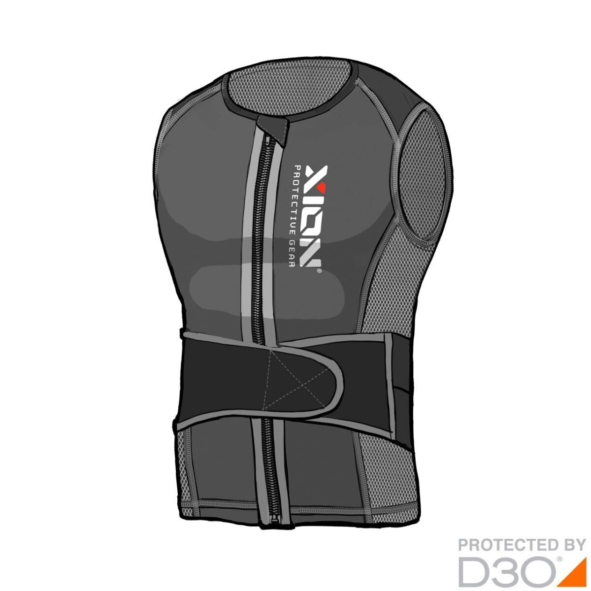 Nosleeve Vest Freeride – D3O [junior]